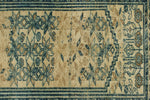 3x9 Light Brown and Light Blue Persian Runner