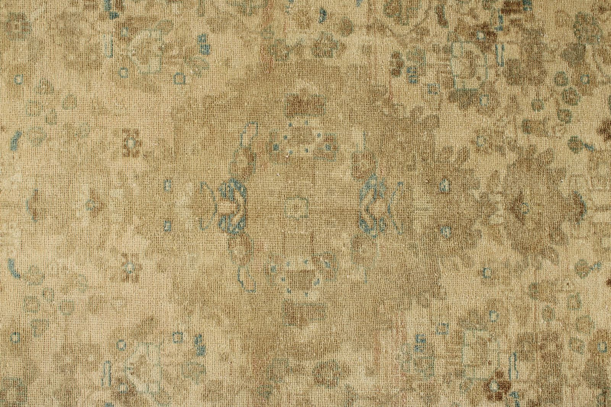 3x10 Brown and Ivory Persian Traditional Runner