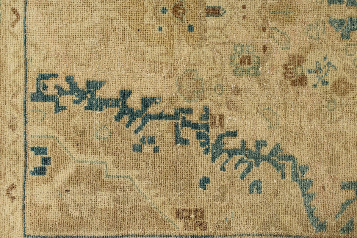 3x10 Brown and Ivory Persian Traditional Runner