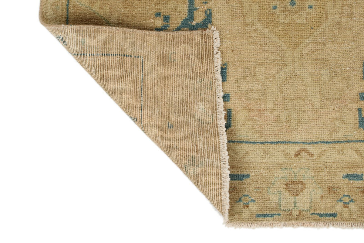 3x10 Brown and Ivory Persian Traditional Runner