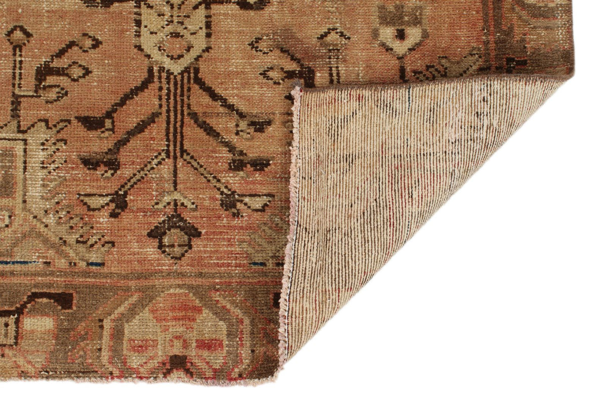 3x10 Rust and Brown Persian Traditional Runner