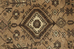 2x10 Ivory and Brown Persian Traditional Runner