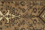 2x10 Ivory and Brown Persian Traditional Runner
