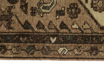 2x10 Ivory and Brown Persian Traditional Runner