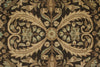 3x11 Ivory and Brown Turkish Persian Runner