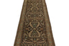 3x11 Ivory and Brown Turkish Persian Runner