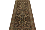 3x11 Ivory and Brown Turkish Persian Runner