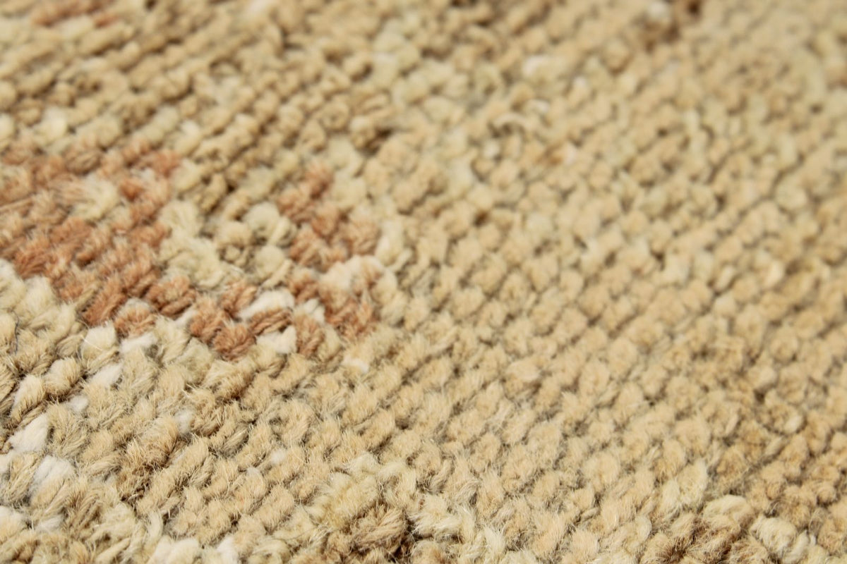 2x9 Ivory and Brown Persian Runner