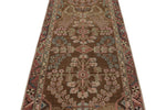 3x10 Brown and Pink Persian Traditional Runner