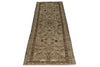 3x8 Beige and Brown Persian Runner