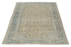 4x5 Light Brown and Light Blue Persian Traditional Rug