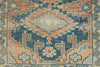 3x11 Blue and Rust Turkish Persian Runner