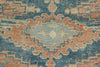 3x11 Blue and Rust Turkish Persian Runner