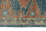 3x11 Blue and Rust Turkish Persian Runner