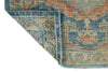 3x11 Blue and Rust Turkish Persian Runner