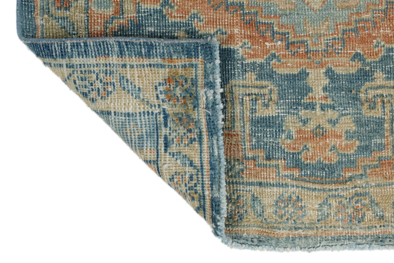 3x11 Blue and Rust Turkish Persian Runner