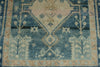 5x7 Ivory and Light Blue Persian Tribal Rug