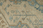 5x8 Ivory and Light Blue Persian Rug