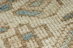 5x8 Ivory and Light Blue Persian Rug