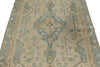 5x8 Ivory and Light Blue Persian Rug