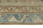 5x8 Ivory and Light Blue Persian Rug