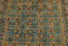 5x6 Rust and Light Blue Persian Tribal Rug