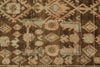 4x16 Brown and Ivory Persian Traditional Runner