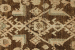 4x16 Brown and Ivory Persian Traditional Runner