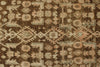 4x16 Brown and Ivory Persian Traditional Runner
