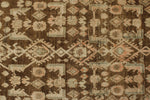 4x16 Brown and Ivory Persian Traditional Runner