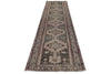 3x13 Gray and Ivory Persian Tribal Runner