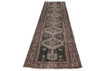 3x13 Gray and Ivory Persian Tribal Runner