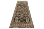 3x10 Brown and Ivory Persian Runner