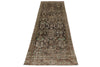 3x10 Brown and Ivory Persian Runner