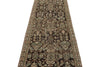 3x10 Brown and Ivory Persian Runner