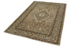 4x7 Beige and Gray Persian Rugs