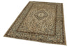 4x7 Beige and Gray Persian Rugs