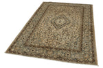4x7 Beige and Gray Persian Rugs