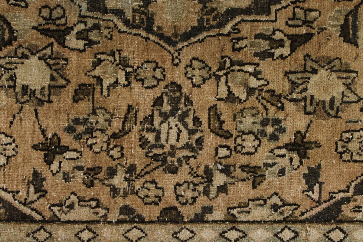 4x7 Beige and Brown Persian Rug