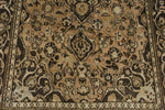 4x7 Beige and Brown Persian Rug