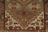 3x14 Ivory and Brown Persian Runner