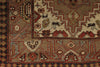 3x14 Ivory and Brown Persian Runner