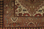 3x14 Ivory and Brown Persian Runner