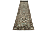 3x23 Ivory and Brown Persian Traditional Runner