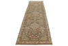 3x12 Brown and Ivory Persian Tribal Runner
