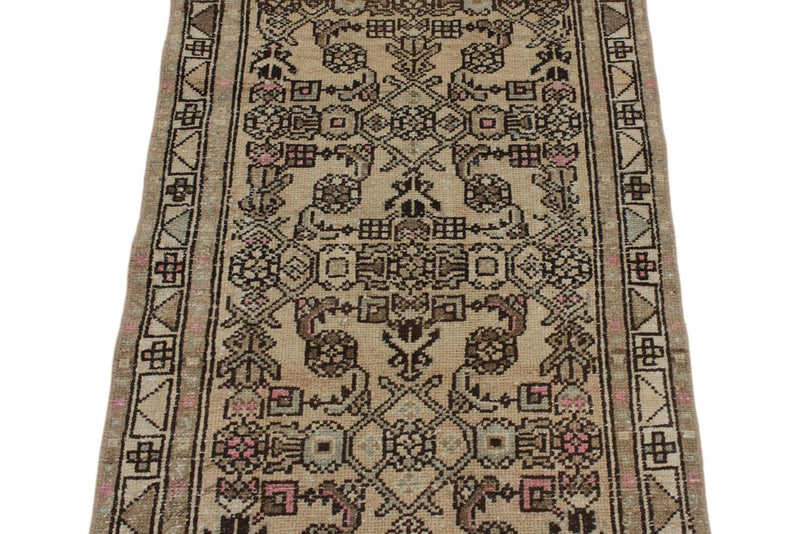 2x6 Ivory Turkish Persian Traditional Runner