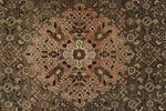 4x10 Light Brown and Ivory Persian Runner