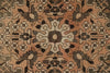 4x10 Light Brown and Ivory Persian Runner