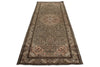 4x10 Light Brown and Ivory Persian Runner