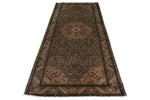 4x10 Light Brown and Ivory Persian Runner